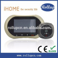 PIR motion detection peephole video doorbell,peephole door wifi camera,door phone intercom system